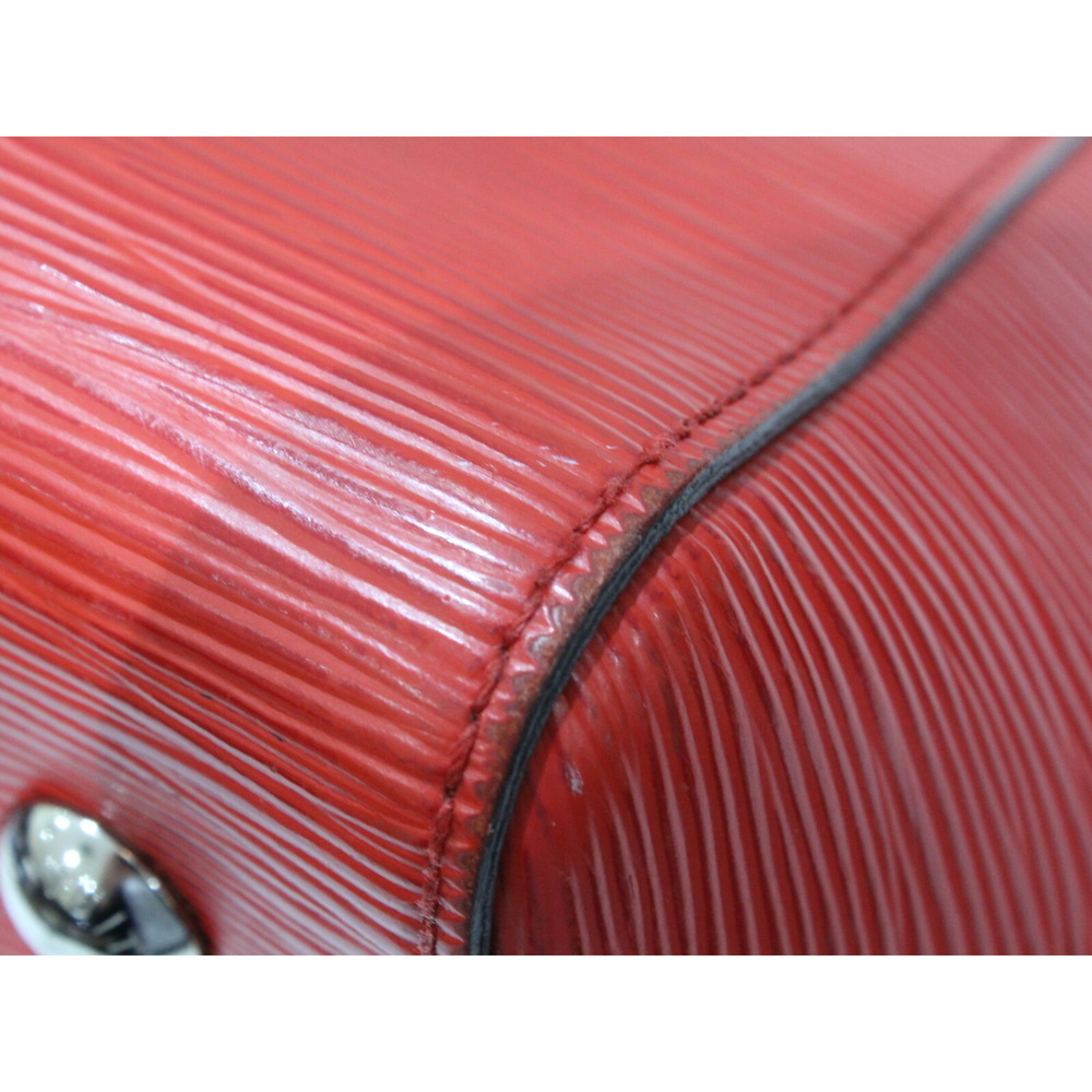 Louis Vuitton Strap Red Handbag Marly Epi Bag Shoulder Leather - Picture 6 of 7